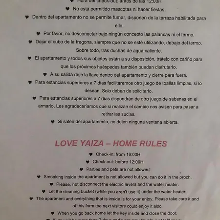 Love Yaiza Апартаменты Яйса